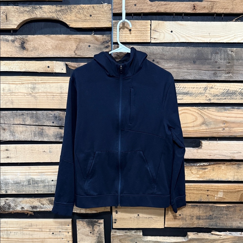 Lululemon‎ City Sweat Zip Hoodie *Thermo - Heathered Nautical Navy Size Small